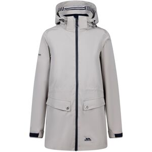 (XS, Soft Stone) Trespass Womens Hooded Waterproof Jacket Tiverton (XS, Soft Stone) Trespass Womens Hooded Waterproof Jacket Tiverton