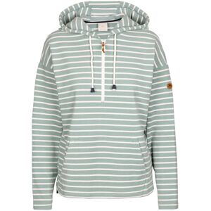 (12, Teal Mist) Trespass Womens Hoodie Long Sleeve 1/2 Zip Softly (12, Teal Mist) Trespass Womens Hoodie Long Sleeve 1/2 Zip Softly