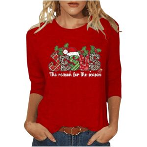 Unbranded (L, 019 Red) Christmas Sweatshirts for Women UK Ladies Tops Christmas Tree Elk S Unbranded (L, 019 Red) Christmas Sweatshirts for Women UK Ladies Tops Christmas Tree Elk S
