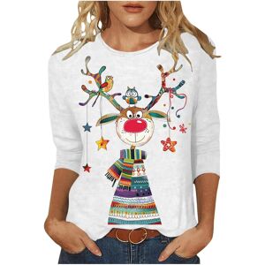 Unbranded (M, 020 White) Christmas Sweatshirts for Women UK Ladies Tops Christmas Tree Elk Unbranded (M, 020 White) Christmas Sweatshirts for Women UK Ladies Tops Christmas Tree Elk