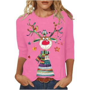 Unbranded (M, 020 Pink) Christmas Sweatshirts for Women UK Ladies Tops Christmas Tree Elk Unbranded (M, 020 Pink) Christmas Sweatshirts for Women UK Ladies Tops Christmas Tree Elk
