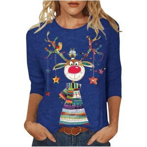 Unbranded (S, 020 Blue) Christmas Sweatshirts for Women UK Ladies Tops Christmas Tree Elk Unbranded (S, 020 Blue) Christmas Sweatshirts for Women UK Ladies Tops Christmas Tree Elk
