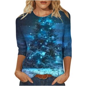 Unbranded (S, 007 Blue) Christmas Sweatshirts for Women UK Ladies Tops Christmas Tree Elk Unbranded (S, 007 Blue) Christmas Sweatshirts for Women UK Ladies Tops Christmas Tree Elk
