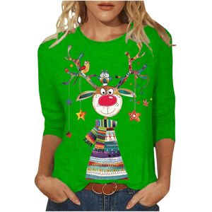 Unbranded (S, 020 Green) Christmas Sweatshirts for Women UK Ladies Tops Christmas Tree Elk Unbranded (S, 020 Green) Christmas Sweatshirts for Women UK Ladies Tops Christmas Tree Elk
