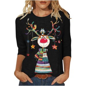 Unbranded (XL, 020 Black) Christmas Sweatshirts for Women UK Ladies Tops Christmas Tree El Unbranded (XL, 020 Black) Christmas Sweatshirts for Women UK Ladies Tops Christmas Tree El