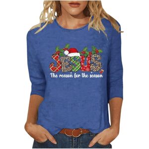 Unbranded (XL, 019 Blue) Christmas Sweatshirts for Women UK Ladies Tops Christmas Tree Elk Unbranded (XL, 019 Blue) Christmas Sweatshirts for Women UK Ladies Tops Christmas Tree Elk
