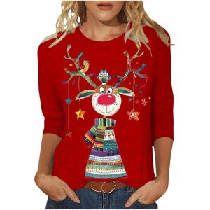Unbranded (XXL, 020 Red) Christmas Sweatshirts for Women UK Ladies Tops Christmas Tree Elk Unbranded (XXL, 020 Red) Christmas Sweatshirts for Women UK Ladies Tops Christmas Tree Elk