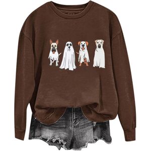 Unbranded (L, 005* Brown) Halloween Sweatshirts for Women UK Ladies Tops Funny Graphic Ove Unbranded (L, 005* Brown) Halloween Sweatshirts for Women UK Ladies Tops Funny Graphic Ove