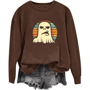 Unbranded (M, 008* Brown) Halloween Sweatshirts for Women UK Ladies Tops Funny Graphic Ove Unbranded (M, 008* Brown) Halloween Sweatshirts for Women UK Ladies Tops Funny Graphic Ove