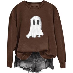 Unbranded (S, 007* Brown) Halloween Sweatshirts for Women UK Ladies Tops Funny Graphic Ove Unbranded (S, 007* Brown) Halloween Sweatshirts for Women UK Ladies Tops Funny Graphic Ove