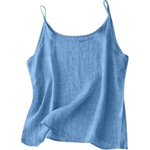 Unbranded (14, 006* Sky Blue) Camisole Tops for Women Cotton Linen Vest Tops Summer Tank T Unbranded (14, 006* Sky Blue) Camisole Tops for Women Cotton Linen Vest Tops Summer Tank T