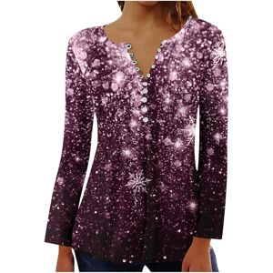 Unbranded (4XL, 002 Pink) Christmas Sweatshirts for Women Long Sleeve Shirts V Neck Button Unbranded (4XL, 002 Pink) Christmas Sweatshirts for Women Long Sleeve Shirts V Neck Button