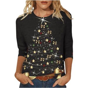 Unbranded (3XL, 007 Black) Christmas Tops for Women UK Ladies Christmas Jumpers Xmas Tree Unbranded (3XL, 007 Black) Christmas Tops for Women UK Ladies Christmas Jumpers Xmas Tree
