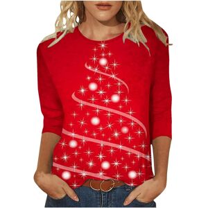 Unbranded (M, 002 Red) Christmas Tops for Women UK Ladies Christmas Jumpers Xmas Tree Grap Unbranded (M, 002 Red) Christmas Tops for Women UK Ladies Christmas Jumpers Xmas Tree Grap