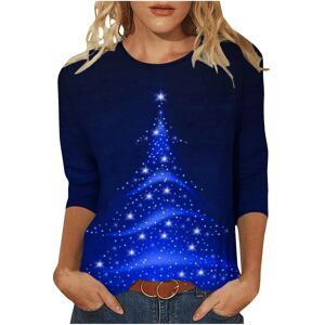 Unbranded (XL, 012 Blue) Christmas Tops for Women UK Ladies Christmas Jumpers Xmas Tree Gr Unbranded (XL, 012 Blue) Christmas Tops for Women UK Ladies Christmas Jumpers Xmas Tree Gr