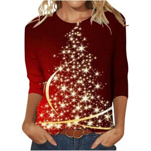 Unbranded (L, 002 Red) Christmas Sweatshirts for Women Xmas Jumpers Christmas Tree Wine Gl Unbranded (L, 002 Red) Christmas Sweatshirts for Women Xmas Jumpers Christmas Tree Wine Gl