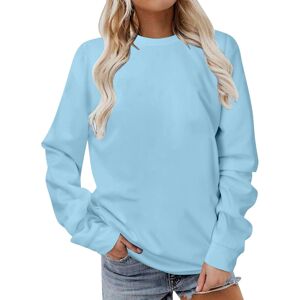 Unbranded (L, 008* Sky Blue) Sweatshirts for Women UK Clearance Ladies Tops and Blouses Lo Unbranded (L, 008* Sky Blue) Sweatshirts for Women UK Clearance Ladies Tops and Blouses Lo