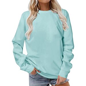 Unbranded (S, 005* Sky Blue) Sweatshirts for Women UK Clearance Ladies Tops and Blouses Lo Unbranded (S, 005* Sky Blue) Sweatshirts for Women UK Clearance Ladies Tops and Blouses Lo