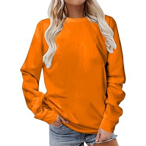 Unbranded (XXL, 006* Orange) Sweatshirts for Women UK Clearance Ladies Tops and Blouses Lo Unbranded (XXL, 006* Orange) Sweatshirts for Women UK Clearance Ladies Tops and Blouses Lo