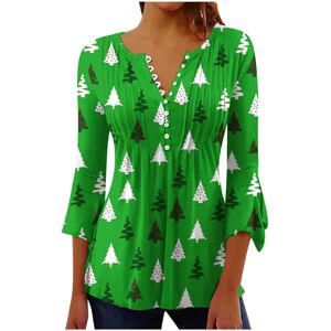 Unbranded (3XL, 004 Green) Christmas Sweatshirts for Women Xmas Jumpers Trendy 3/4 Sleeve Unbranded (3XL, 004 Green) Christmas Sweatshirts for Women Xmas Jumpers Trendy 3/4 Sleeve