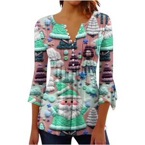 Unbranded (3XL, 005 Army Green) Christmas Sweatshirts for Women Xmas Jumpers Trendy 3/4 Sl Unbranded (3XL, 005 Army Green) Christmas Sweatshirts for Women Xmas Jumpers Trendy 3/4 Sl