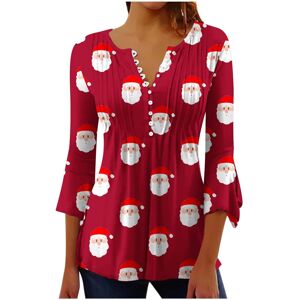 Unbranded (S, 003 Red) Christmas Sweatshirts for Women Xmas Jumpers Trendy 3/4 Sleeve Shir Unbranded (S, 003 Red) Christmas Sweatshirts for Women Xmas Jumpers Trendy 3/4 Sleeve Shir