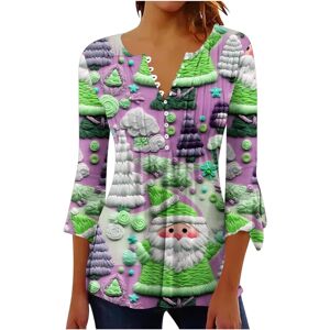 Unbranded (S, 005 Green) Christmas Sweatshirts for Women Xmas Jumpers Trendy 3/4 Sleeve Sh Unbranded (S, 005 Green) Christmas Sweatshirts for Women Xmas Jumpers Trendy 3/4 Sleeve Sh