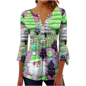 Unbranded (XXL, 006 Green) Christmas Sweatshirts for Women Xmas Jumpers Trendy 3/4 Sleeve Unbranded (XXL, 006 Green) Christmas Sweatshirts for Women Xmas Jumpers Trendy 3/4 Sleeve