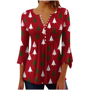 Unbranded (M, 004 Red) Christmas Sweatshirts for Women Xmas Jumpers Trendy 3/4 Sleeve Shir Unbranded (M, 004 Red) Christmas Sweatshirts for Women Xmas Jumpers Trendy 3/4 Sleeve Shir