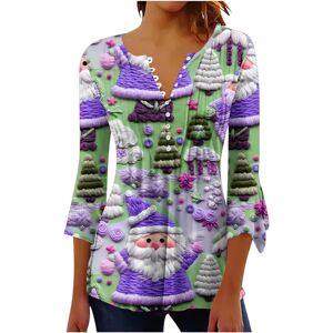 Unbranded (S, 005 Purple) Christmas Sweatshirts for Women Xmas Jumpers Trendy 3/4 Sleeve S Unbranded (S, 005 Purple) Christmas Sweatshirts for Women Xmas Jumpers Trendy 3/4 Sleeve S