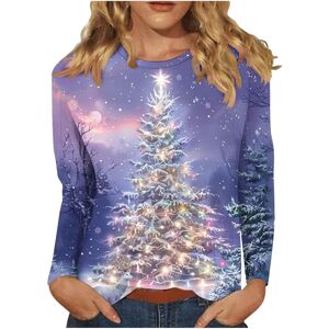 Unbranded (3XL, 012* Purple) Christmas Long Sleeve Tops Womens Christmas Sweatshirts Crewn Unbranded (3XL, 012* Purple) Christmas Long Sleeve Tops Womens Christmas Sweatshirts Crewn