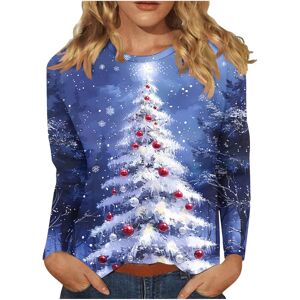 Unbranded (5XL, 009* Blue) Christmas Long Sleeve Tops Womens Christmas Sweatshirts Crewnec Unbranded (5XL, 009* Blue) Christmas Long Sleeve Tops Womens Christmas Sweatshirts Crewnec