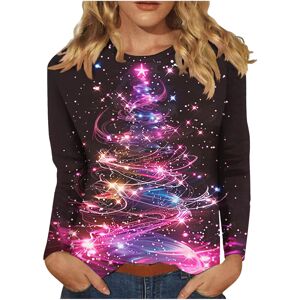 Unbranded (XXL, 004* Purple) Christmas Long Sleeve Tops Womens Christmas Sweatshirts Crewn Unbranded (XXL, 004* Purple) Christmas Long Sleeve Tops Womens Christmas Sweatshirts Crewn