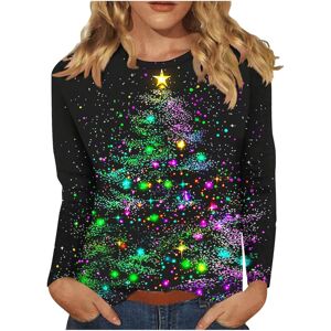 Unbranded (XXL, 015* Green) Christmas Long Sleeve Tops Womens Christmas Sweatshirts Crewne Unbranded (XXL, 015* Green) Christmas Long Sleeve Tops Womens Christmas Sweatshirts Crewne