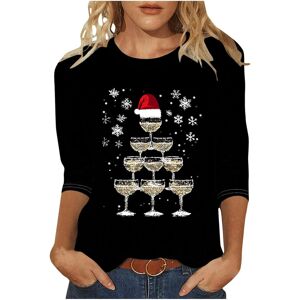 Unbranded (3XL, 004 Black) Christmas Jumpers for Womens UK Christmas Ladies Tops Xmas Tree Unbranded (3XL, 004 Black) Christmas Jumpers for Womens UK Christmas Ladies Tops Xmas Tree