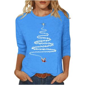 Unbranded (4XL, 015 Sky Blue) Christmas Jumpers for Womens UK Christmas Ladies Tops Xmas T Unbranded (4XL, 015 Sky Blue) Christmas Jumpers for Womens UK Christmas Ladies Tops Xmas T