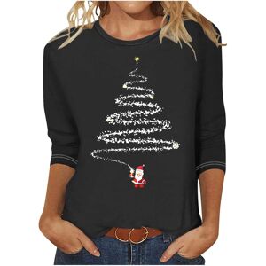 Unbranded (4XL, 016 Black) Christmas Jumpers for Womens UK Christmas Ladies Tops Xmas Tree Unbranded (4XL, 016 Black) Christmas Jumpers for Womens UK Christmas Ladies Tops Xmas Tree