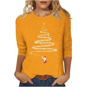 Unbranded (4XL, 016 Yellow) Christmas Jumpers for Womens UK Christmas Ladies Tops Xmas Tre Unbranded (4XL, 016 Yellow) Christmas Jumpers for Womens UK Christmas Ladies Tops Xmas Tre