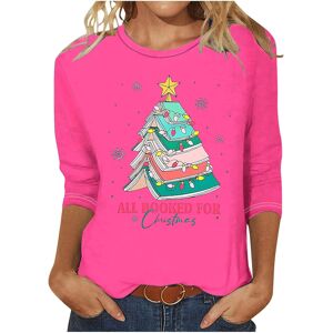 Unbranded (L, 014 Hot Pink) Christmas Jumpers for Womens UK Christmas Ladies Tops Xmas Tre Unbranded (L, 014 Hot Pink) Christmas Jumpers for Womens UK Christmas Ladies Tops Xmas Tre