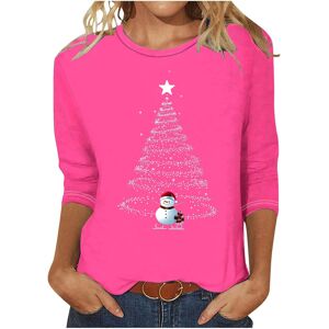 Unbranded (M, 012 Hot Pink) Christmas Jumpers for Womens UK Christmas Ladies Tops Xmas Tre Unbranded (M, 012 Hot Pink) Christmas Jumpers for Womens UK Christmas Ladies Tops Xmas Tre