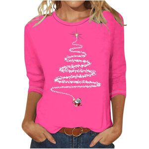 Unbranded (M, 015 Hot Pink) Christmas Jumpers for Womens UK Christmas Ladies Tops Xmas Tre Unbranded (M, 015 Hot Pink) Christmas Jumpers for Womens UK Christmas Ladies Tops Xmas Tre