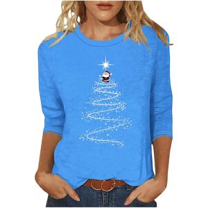 Unbranded (M, 013 Sky Blue) Christmas Jumpers for Womens UK Christmas Ladies Tops Xmas Tre Unbranded (M, 013 Sky Blue) Christmas Jumpers for Womens UK Christmas Ladies Tops Xmas Tre