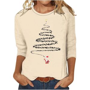 Unbranded (S, 016 Khaki) Christmas Jumpers for Womens UK Christmas Ladies Tops Xmas Tree R Unbranded (S, 016 Khaki) Christmas Jumpers for Womens UK Christmas Ladies Tops Xmas Tree R