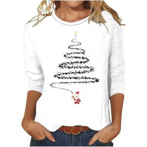 Unbranded (XXL, 016 White) Christmas Jumpers for Womens UK Christmas Ladies Tops Xmas Tree Unbranded (XXL, 016 White) Christmas Jumpers for Womens UK Christmas Ladies Tops Xmas Tree