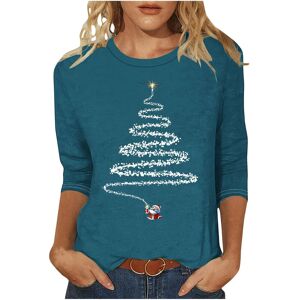 Unbranded (XXL, 015 Blue) Christmas Jumpers for Womens UK Christmas Ladies Tops Xmas Tree Unbranded (XXL, 015 Blue) Christmas Jumpers for Womens UK Christmas Ladies Tops Xmas Tree