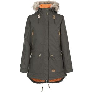 (6, Dark Khaki) Trespass Womens Parka Jacket Longer Length - Clea (6, Dark Khaki) Trespass Womens Parka Jacket Longer Length - Clea