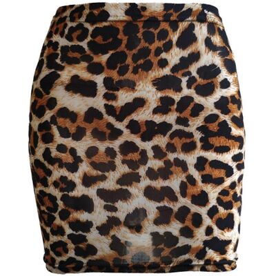 Unbranded (L, One size) Women High Waist Bodycon Mini Skirt Fashion Leopard Print Wrap Ski Unbranded (L, One size) Women High Waist Bodycon Mini Skirt Fashion Leopard Print Wrap Ski