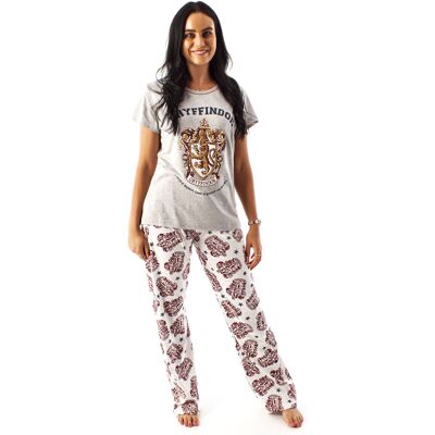 (XL) Harry Potter Womens Grey Gryffindor Pyjamas (XL) Harry Potter Womens Grey Gryffindor Pyjamas