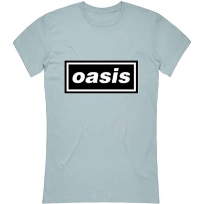 (XXL, Blue) Oasis Decca Logo Skinny Fit T Shirt (XXL, Blue) Oasis Decca Logo Skinny Fit T Shirt