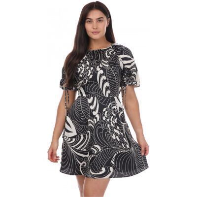 Ted Baker Womens/Ladies Faridda Printed Puff Sleeve Mini Dress Ted Baker Womens/Ladies Faridda Printed Puff Sleeve Mini Dress